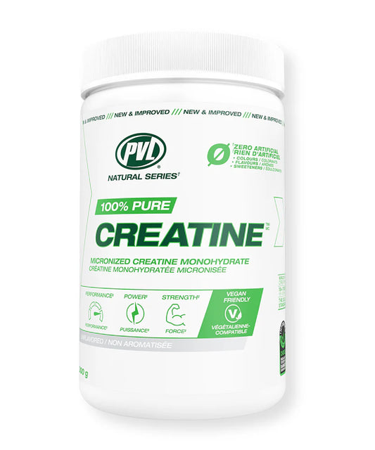 PVL 100% Pure Creatine - Micronized Creatine Monohydrate