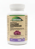 Certified Naturals Calcium Magnesium D3 Plus K2 with Aquamin