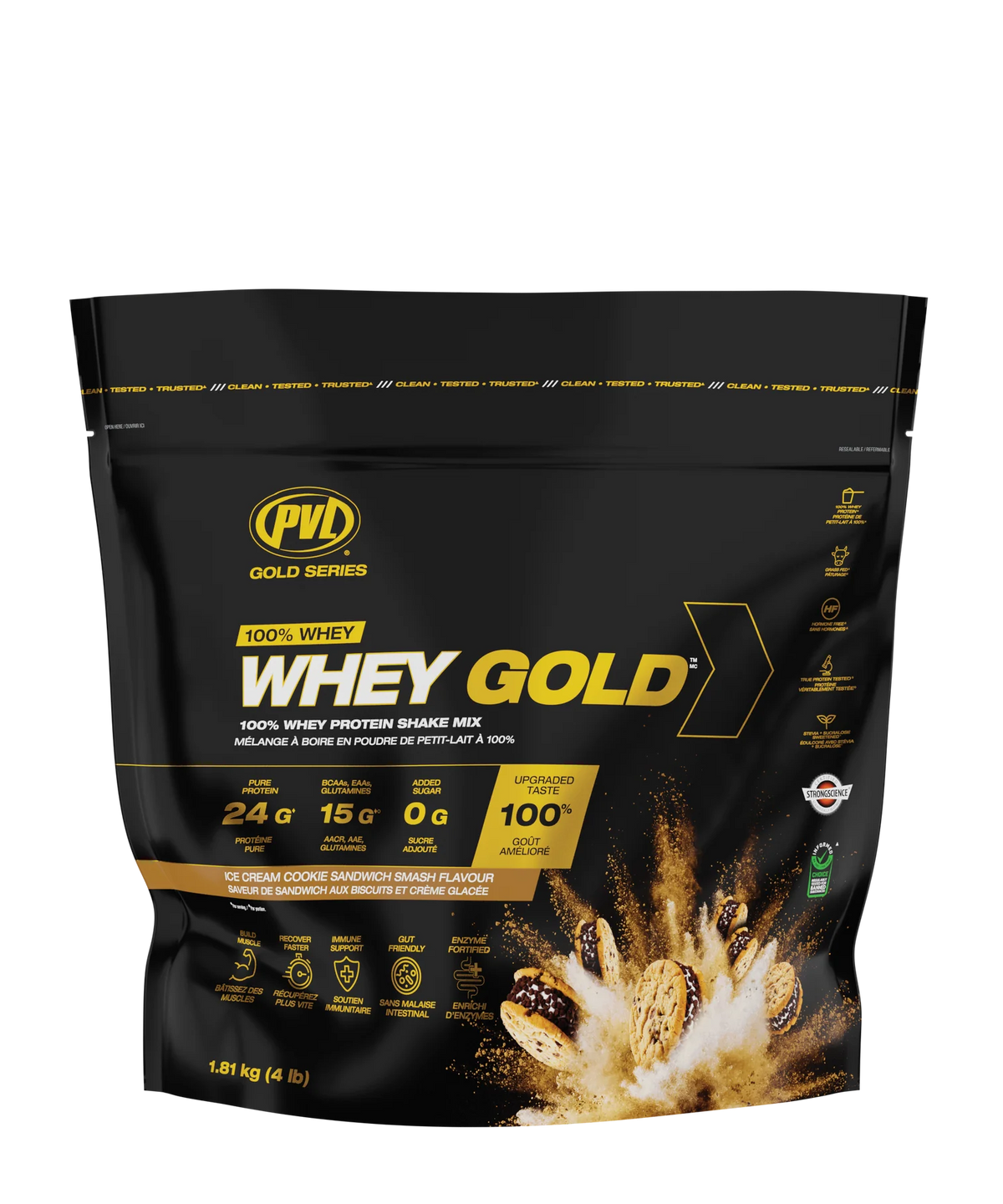 PVL WHEY GOLD – 100% Whey Protein Shake Mix