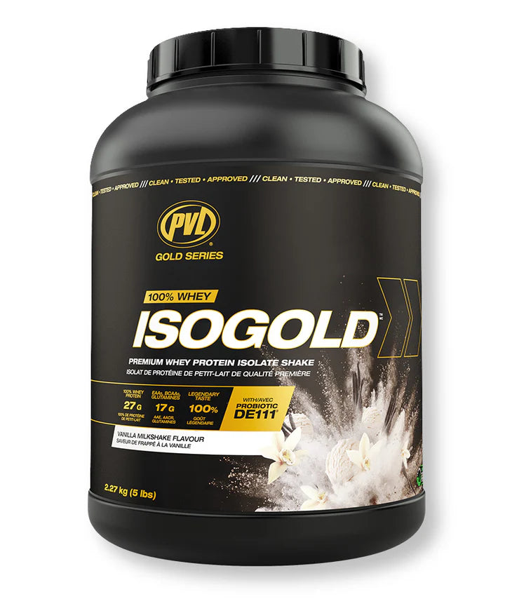 PVL ISOGOLD 5lbs (2.27kg) - Premium Whey Protein Isolate